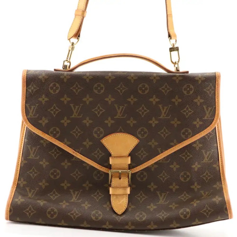 Louis Vuitton Beverly Briefcase GM Bag in Monogram Canvas and Leather & Dustbag - Picture 4 of 11